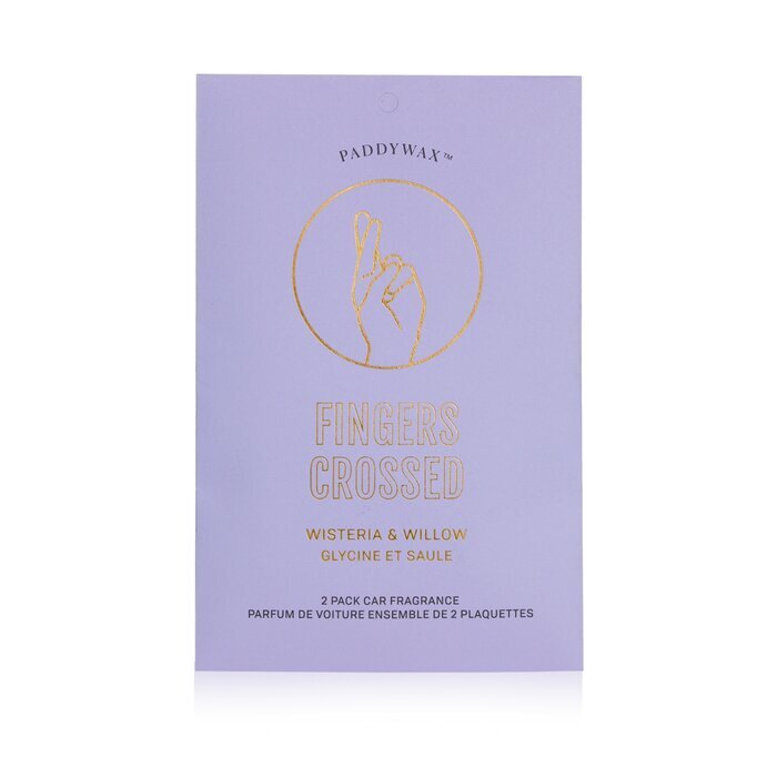 Paddywax Impressions Autoduft - Fingers Crossed, 2er-Pack