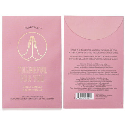 Paddywax Impressions Autoduft – Thankful For You, 2 Packungen