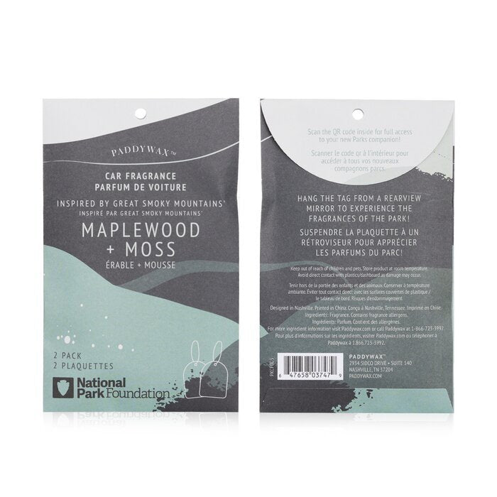 Paddywax Parks Autoduft – Great Smoky Mountains, 2er-Pack
