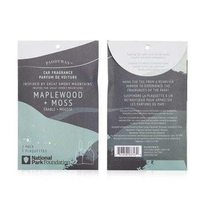 Paddywax Parks Autoduft – Great Smoky Mountains, 2er-Pack