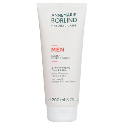 Annemarie Börlind Men System Energy Boost 2-in-1 Reiniger Gesicht &amp; Körper 200ml/6.76oz