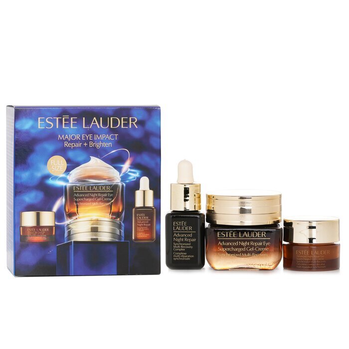 Major Eye Impact Trio Repair + Brighten Skincare Set: ANR Eye Supercharged Gel Cream ( + 5ml) + Repair Serum 7ml 15ml