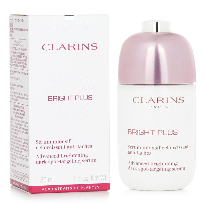Clarins Bright Plus Advanced Aufhellendes Serum zur Bekämpfung von dunklen Flecken, 50 ml