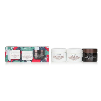 Frisches Mini-Gesichtsmasken-Trio-Set, 3-tlg.