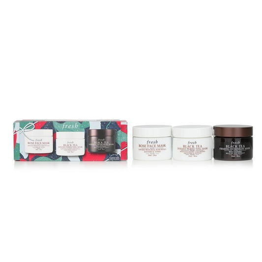 Frisches Mini-Gesichtsmasken-Trio-Set, 3-tlg.