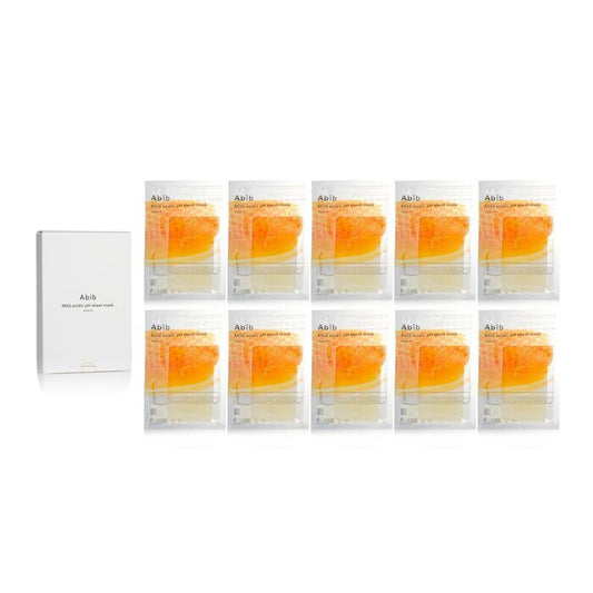 Abib Milde, saure PH-Tuchmaske – Honey Fit, 30 ml x 10 Stück