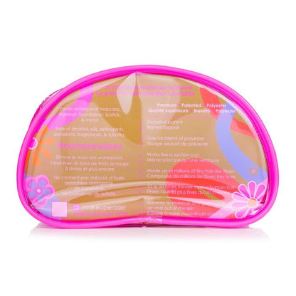 Flowerbomb-Set (1x Make-Up-Radiertuch + 1x Haarklammer + 1x Tasche) 2Stk+1Tasche