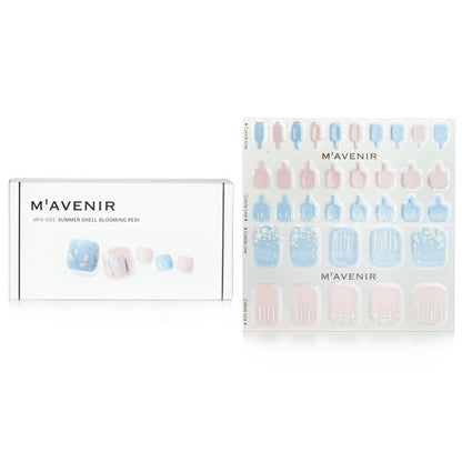 Mavenir Nagelaufkleber (verschiedene Farben) – # Summer Shell Blooming, 32 Stück