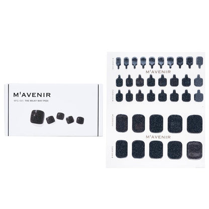 Mavenir Nagelaufkleber (Schwarz) – # The Milky Way Pedi 36 Stück