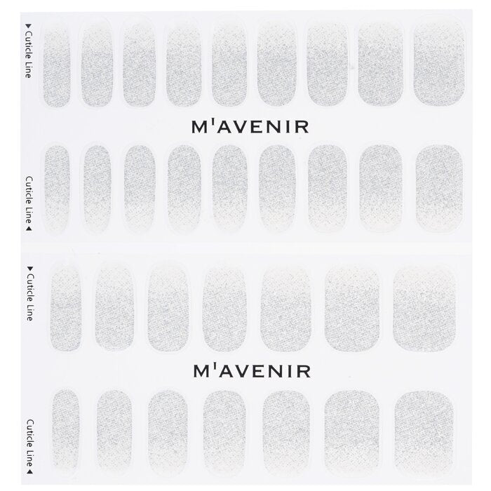 Mavenir Nagelaufkleber (Grau) – # Fiesta Silver Nail 32 Stück
