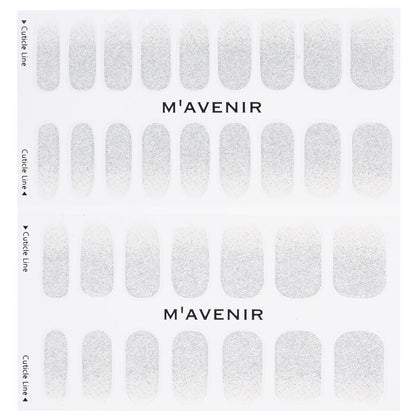 Mavenir Nagelaufkleber (Grau) – # Fiesta Silver Nail 32 Stück