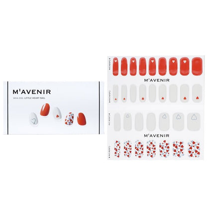 Mavenir Nagelaufkleber (verschiedene Farben) – „Little Heart Nail“, 32 Stück
