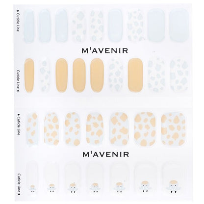Mavenir Nagelaufkleber (weiß) – # White Cow Nail 32 Stück