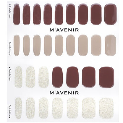 Mavenir Nagelaufkleber (verschiedene Farben) – # Brillante Sepia Nail 32 Stück