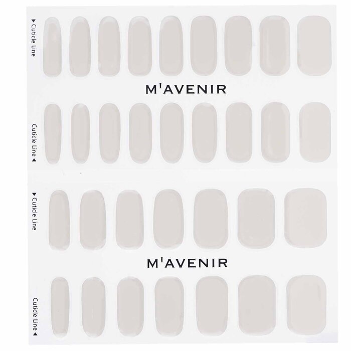 Mavenir Nagelaufkleber (weiß) – # Blassbeige Nägel, 32 Stück