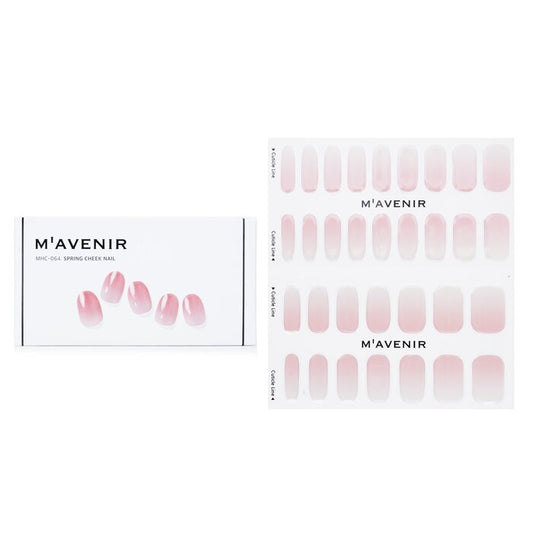 Mavenir Nagelaufkleber (Pink) – # Spring Cheek Nail, 32 Stück