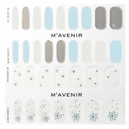 Mavenir Nagelaufkleber (verschiedene Farben) – # Falling Daisy Nail 32 Stück