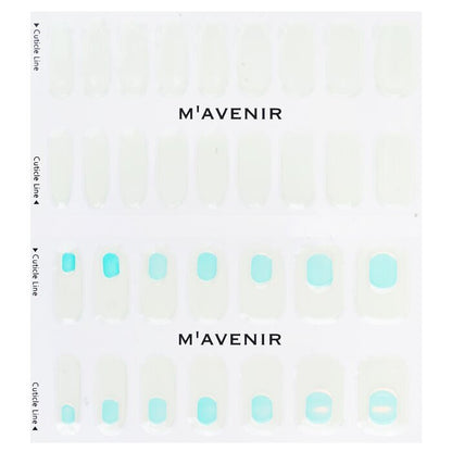 Mavenir Nagelaufkleber (Grün) – # Glas Neongrüner Nagel 32 Stück