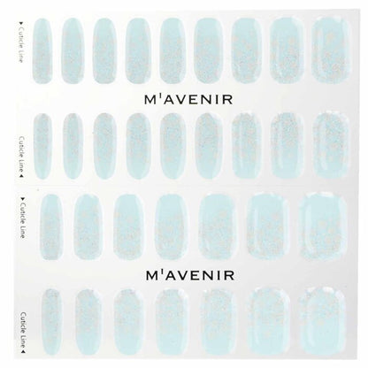 Mavenir Nagelaufkleber (Blau) – # Blue Soda Nail 32 Stück