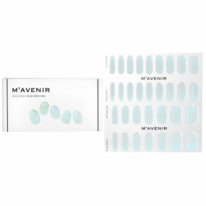 Mavenir Nagelaufkleber (Blau) – # Blue Soda Nail 32 Stück