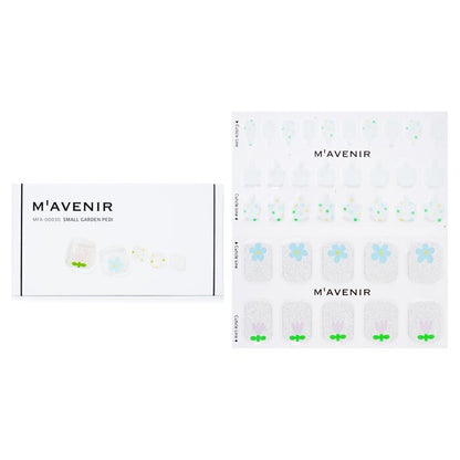 Mavenir Nagelaufkleber (weiß) – # Small Garden Pedi, 36 Stück