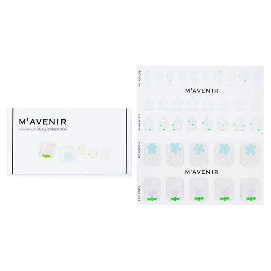 Mavenir Nagelaufkleber (weiß) – # Small Garden Pedi, 36 Stück