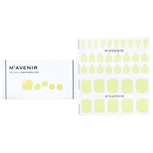 Mavenir Nagelaufkleber (Gelb) – # Lemon Crumble Pedi 36 Stück