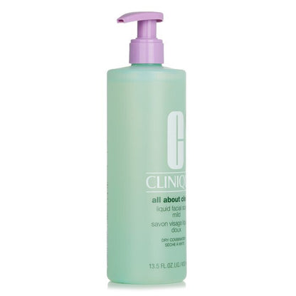 Clinique All About Clean Flüssige Gesichtsseife Mild (trockene Mischhaut) 400 ml