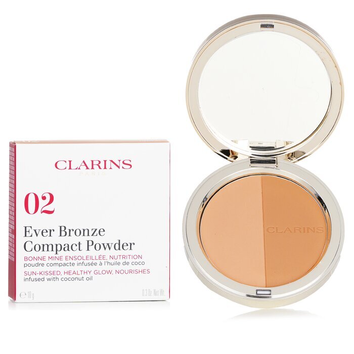 Clarins Ever Bronze Kompaktpuder – Nr. 02 Medium, 10 g