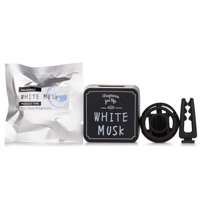 John's Blend Clip-On-Lufterfrischer, Autoduft – Weißer Moschus, 1 Stück