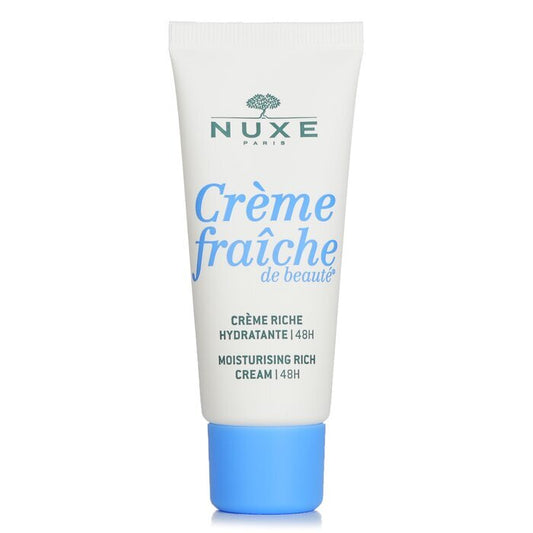 Nuxe Creme Fraiche De Beaute 48-Stunden-Feuchtigkeitscreme, reichhaltige Creme für trockene Haut, 30 ml