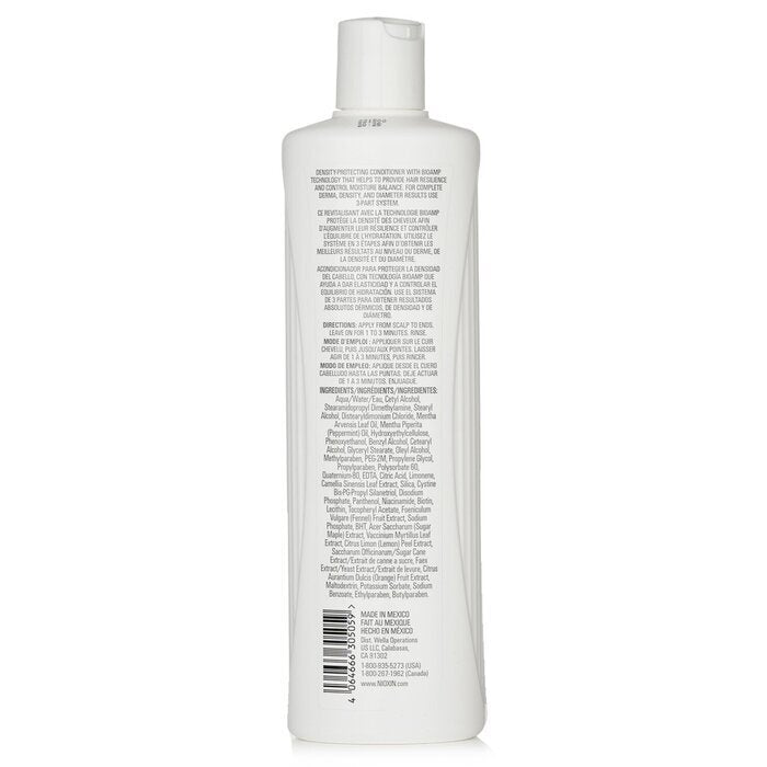 Nioxin Density System 3 Scalp Therapy Conditioner (gefärbtes Haar, leichtes Ausdünnen, farbsicher) 500 ml