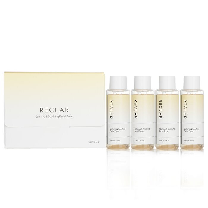 Reclar Beruhigendes und linderndes Gesichtswasser, 4 x 50 ml