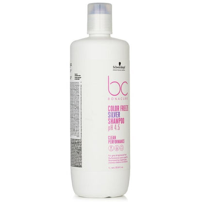 Schwarzkopf BC Bonacure pH 4.5 Color Freeze Silver Shampoo (für graues und aufgehelltes Haar) 1000ml/33.8oz