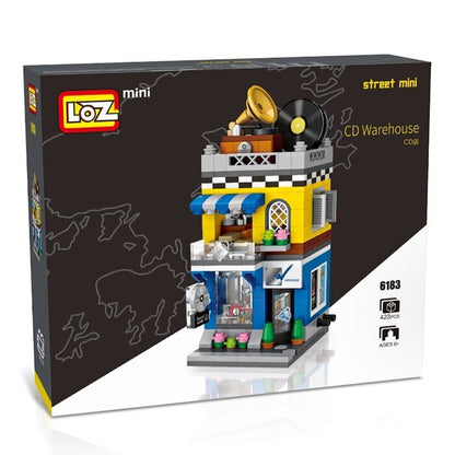 LOZ Mini Blocks - Record Store Building Bricks Set 20 x 17 x 5 cm