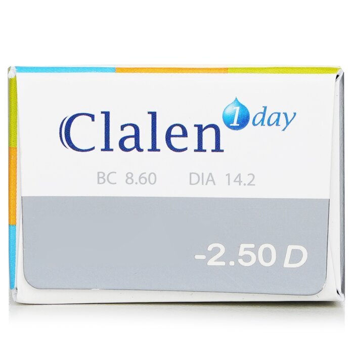 Clalen 1 Day Ultra-Soo Clear Kontaktlinsen - - 2,50 30 Stück