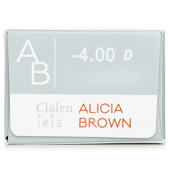Clalen 1 Day Iris Alicia Kontaktlinsen, braun, 4,00, 30 Stück