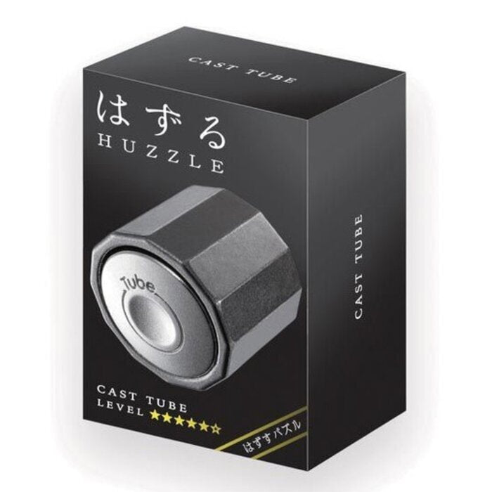 Broadway Toys Hanayama | Tube Hanayama Metall-Denksport-Puzzle, Level 5, 75 x 119 x 45 mm