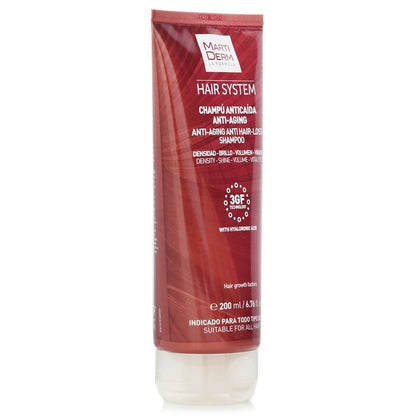 Martiderm Hair System Anti-Aging Anti-Haarausfall-Shampoo mit Hyaluronsäure (für alle Haartypen) 200 ml