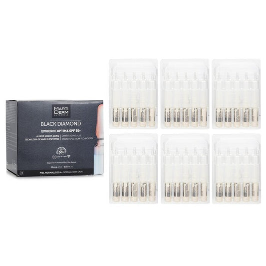 Martiderm Black Diamond Epigence Optima SPF 50+ (für normale/trockene Haut) 30 Ampullen x 2 ml