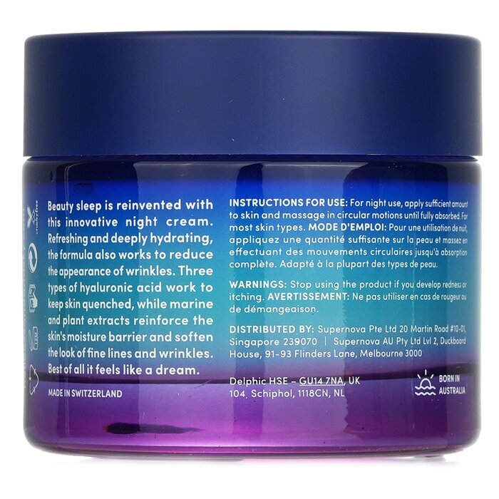 Sand &amp; Sky Tasmanian Spring Water - Erneuernde Nachtcreme 60 g/2,1 oz