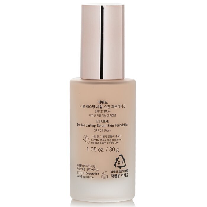 Etude House Double Lasting Serum Skin Foundation LSF 27 – Nr. 21C1 Blütenblatt, 30 g