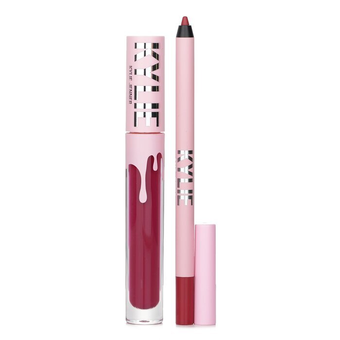 Kylie By Kylie Jenner Matte Lip Kit: Matter flüssiger Lippenstift 3 ml + Lipliner 1,1 g – Nr. 103 Better Not Pout, 2-tlg.