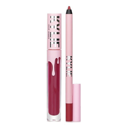 Kylie By Kylie Jenner Matte Lip Kit: Matter flüssiger Lippenstift 3 ml + Lipliner 1,1 g – Nr. 103 Better Not Pout, 2-tlg.