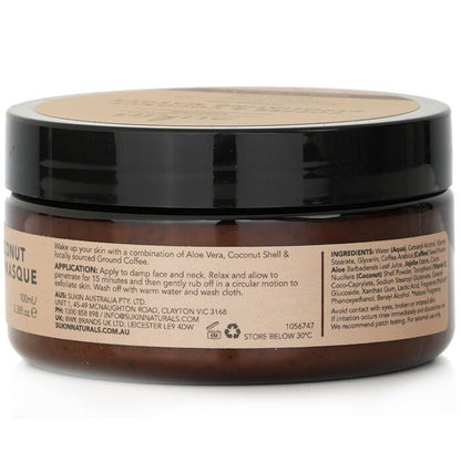 Sukin – Natürliche Peeling-Maske mit Kaffee und Kokosnuss, 100 ml