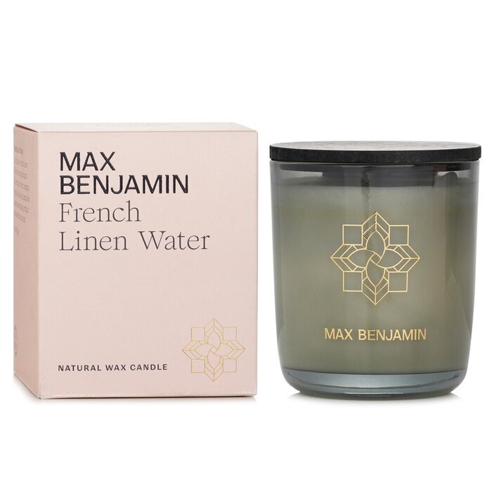 Max Benjamin Naturwachskerze - Französisches Leinenwasser 210 g/7,4 oz