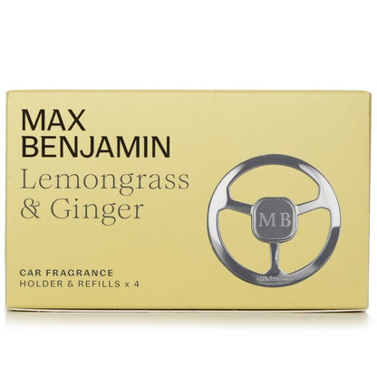 Max Benjamin Autoduft-Geschenkset - Zitronengras und Ingwer, 4-tlg.