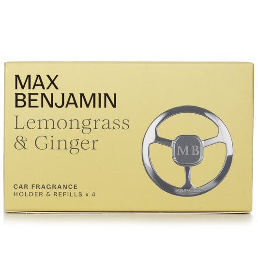 Max Benjamin Autoduft-Geschenkset - Zitronengras und Ingwer, 4-tlg.