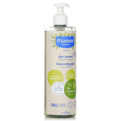 Mustela Bio Bio-Reinigungsgel (für Haar und Körper) 400 ml