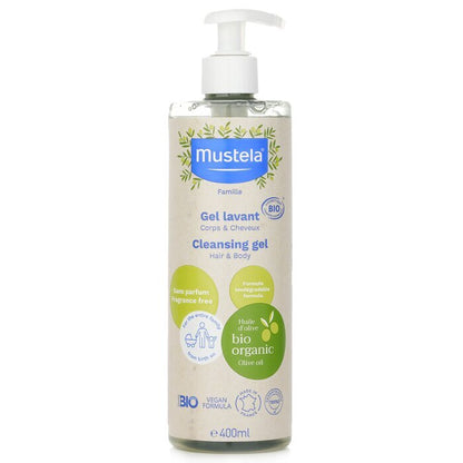 Mustela Bio Bio-Reinigungsgel (für Haar und Körper) 400 ml